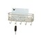 mDesign Metal Wall Mount Entryway Storage, Mail Sorter Basket